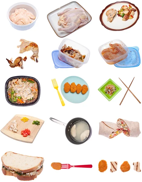 Collection of Chicken Themed Items — Stock Photo, Image