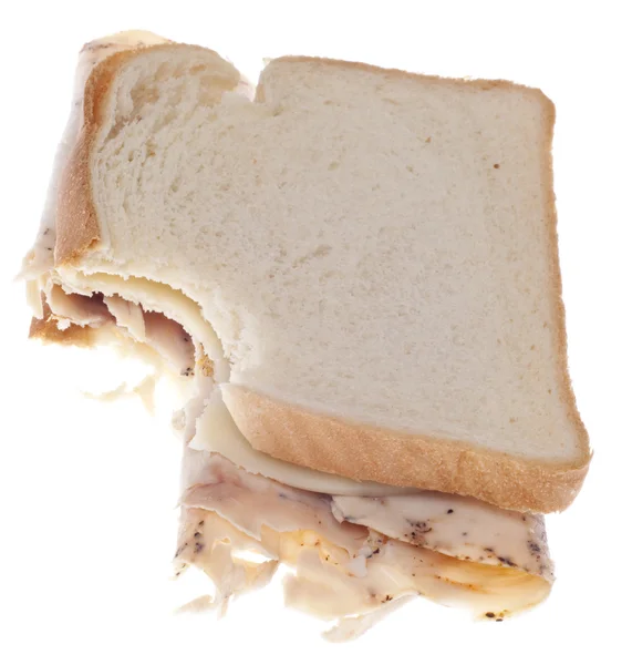 Zdravé krůtí sendvič — Stock fotografie