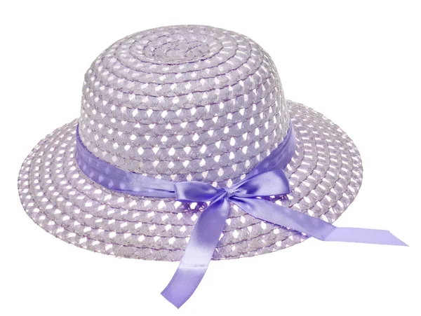 Sombrero Sombrero Pascua Púrpura Aislado Blanco Con Camino Recorte —  Fotos de Stock