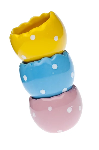 Easter Egg Shaped Bowls — Stock Photo, Image