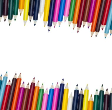 renkli kalemler yaratıcılık ve sanat arka plan resmi.