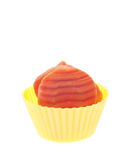 Καρότο δεν cupcake διατροφή — Φωτογραφία Αρχείου