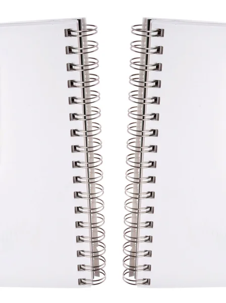 Drut związane notebook tło — Zdjęcie stockowe