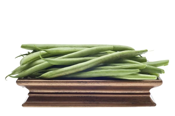 Francouzský řezu zelené fazolky — Stock fotografie