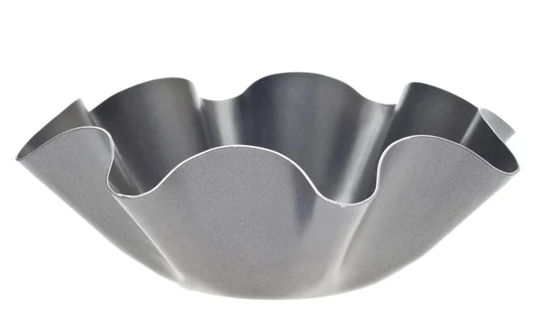 빈 현대 금속 그릇 — 스톡 사진