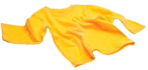 Sarı uzun kollu tişört — Stok fotoğraf