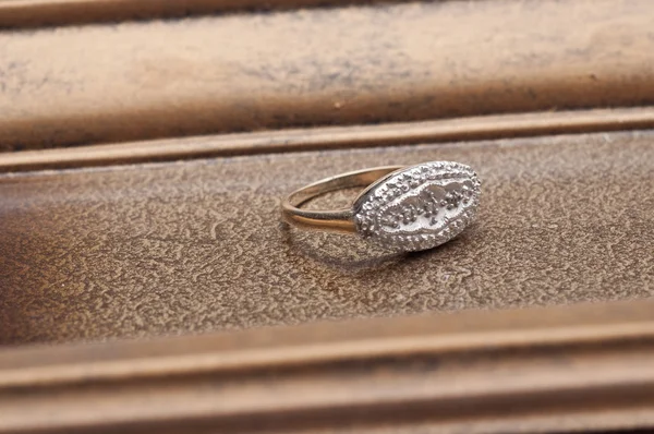 Detail starožitný prsten — Stock fotografie