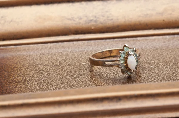 Detail van antieke ring — Stockfoto