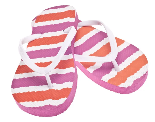 Sandales à bascule rose et orange — Photo