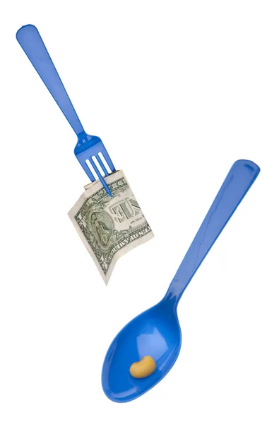 Voedsel begroting — Stockfoto