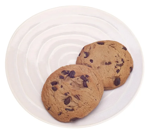 Lanche de cookie de chocolate chip — Fotografia de Stock