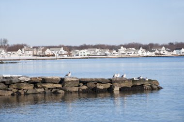 Jetty at Old Kelsey Point clipart