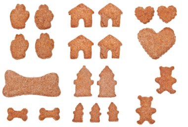 Collection of Shaped Cookies clipart