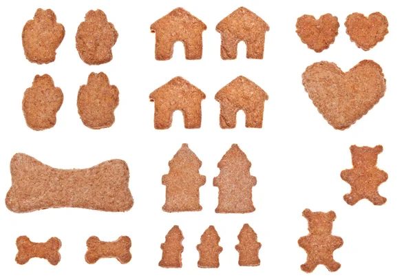 Raccolta di biscotti a forma di — Foto Stock