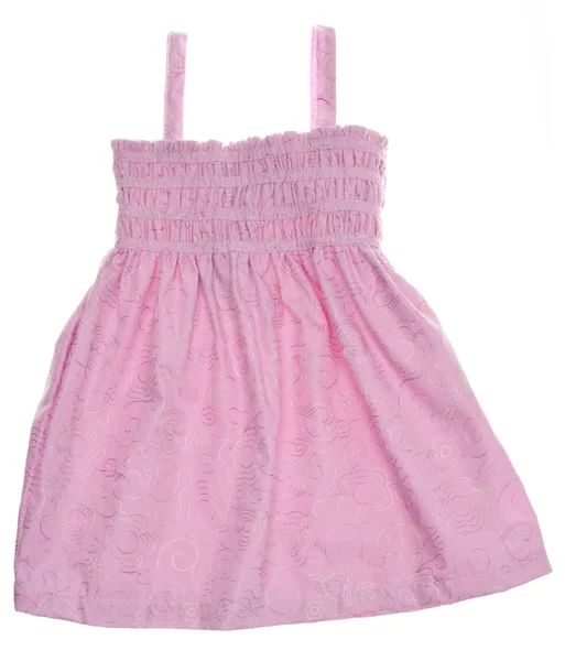 핑크 여름 드레스 — 스톡 사진
