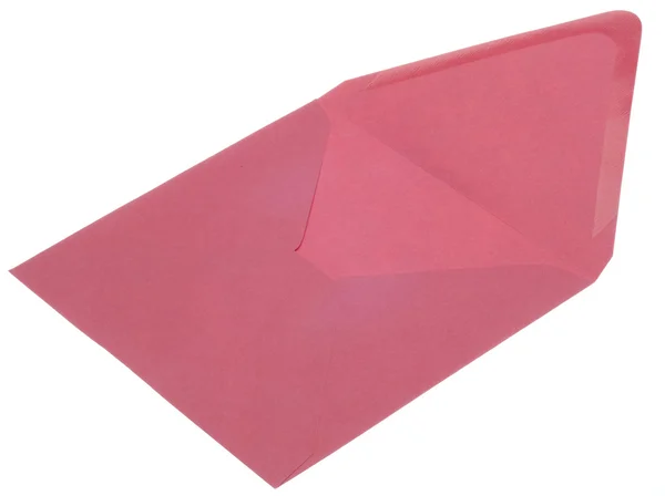 Envelope de convite rosa — Fotografia de Stock