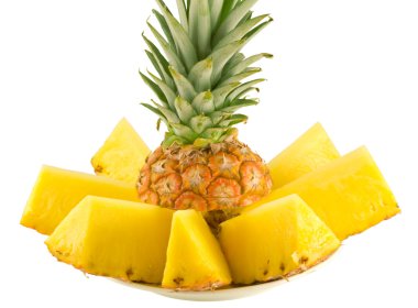 Sliced pineapple clipart