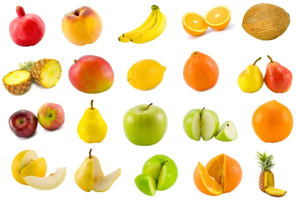 Veinte frutas tropicales — Foto de Stock