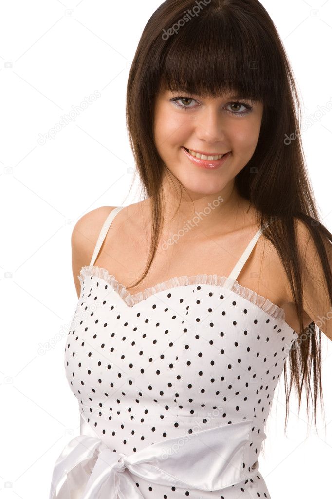 Woman in white dress Stock Photo by ©mosich 4457008
