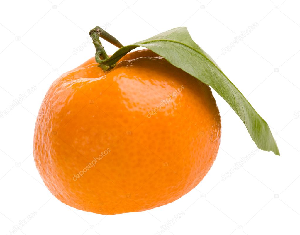 Tangerine macro