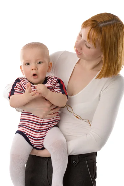 Mujer con bebé — Foto de Stock