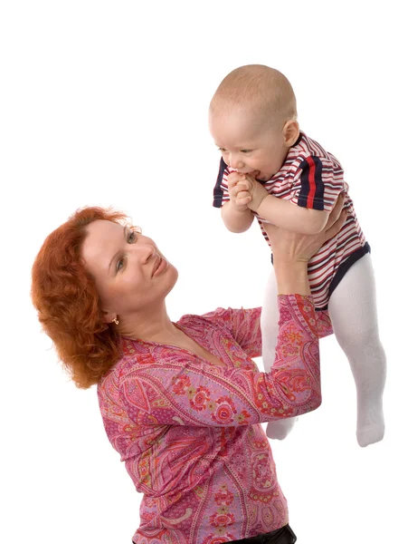 Woman with baby — Stock Photo, Image