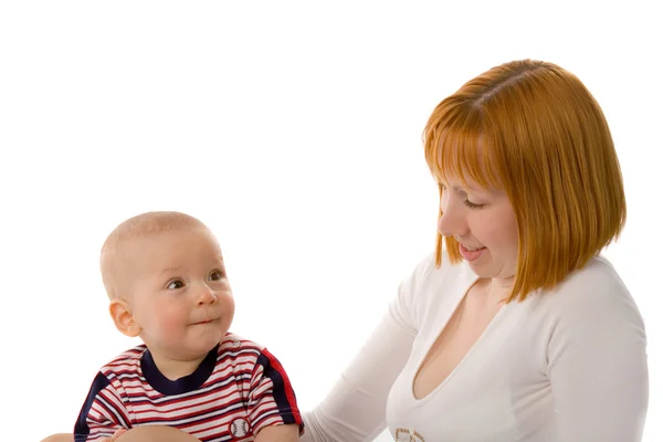 Woman with baby Stock Picture