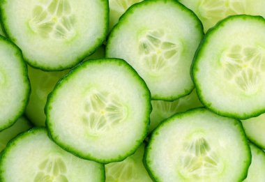 Background with cucumbers clipart