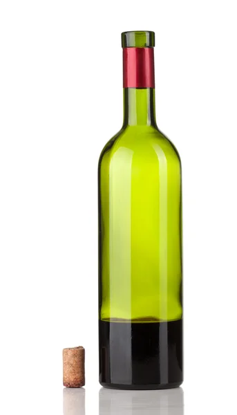 Bottiglia di vino vuota — Foto Stock