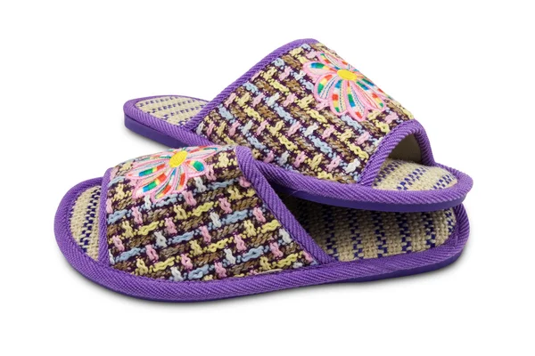 Female house slippers — Stock Photo, Image