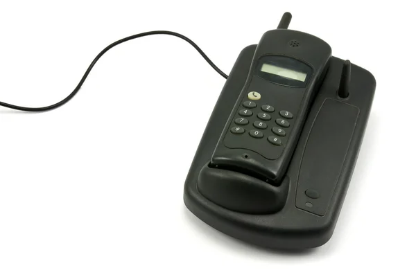 Vieux téléphone sans fil — Photo