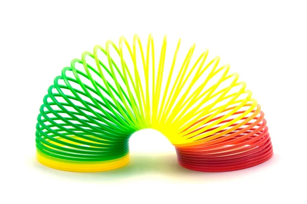 stock image Colorful toy spring