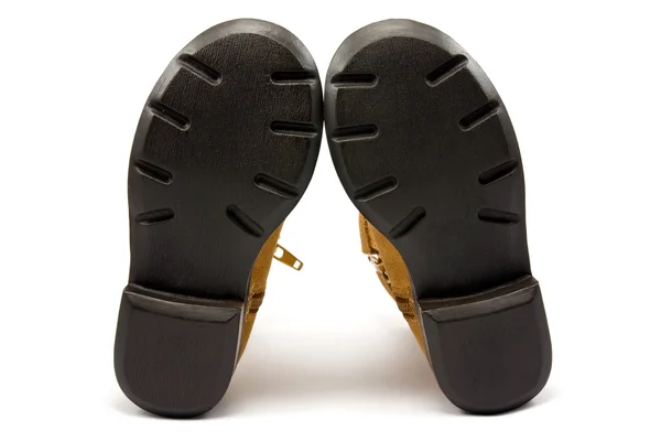 Close-up de solas de sapatos — Fotografia de Stock