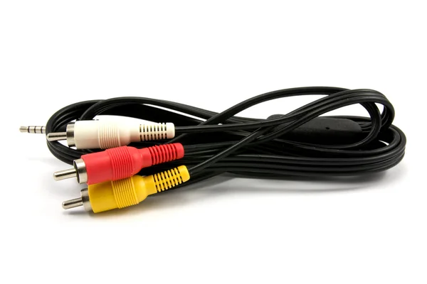 Audio visual cables — Stock Photo, Image