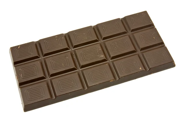 Barra de chocolate negro — Foto de Stock