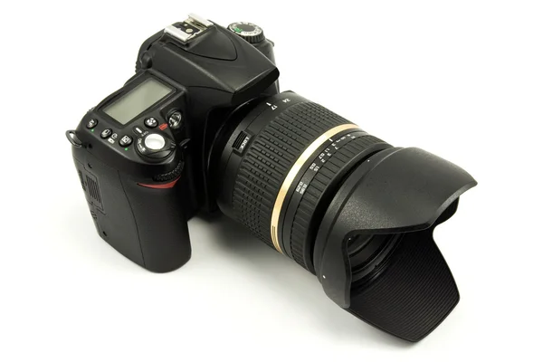Pohled shora digitálné fotokamery — Stock fotografie