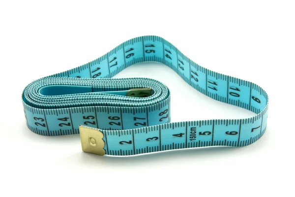 Blue measure tape — Stock Photo, Image