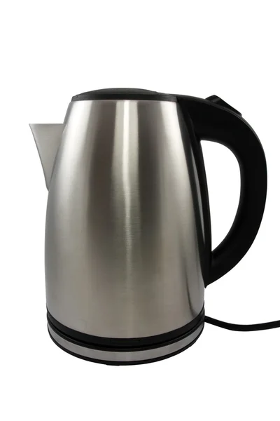 Stainless steel electric kettle — Stock Photo, Image