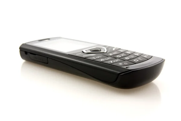 Чорний мобільного телефону — стокове фото