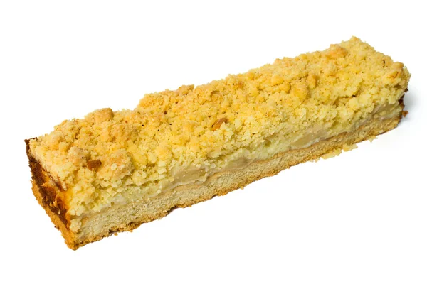 Piece Yellow Cake Isolated White Background — Stock Photo, Image
