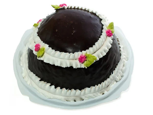 Cake black bomb. — Stock Photo, Image