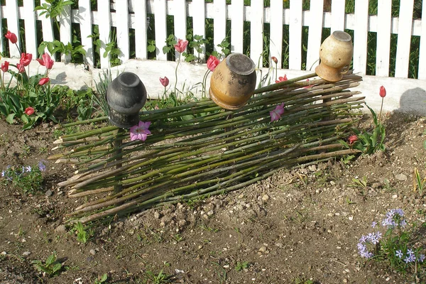 stock image Ukrainian wattle with three sjug