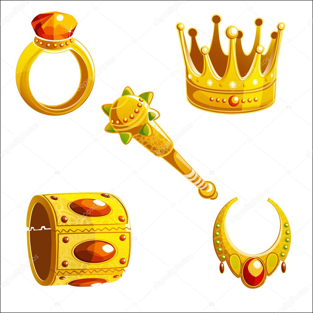 Set of royal jewelry