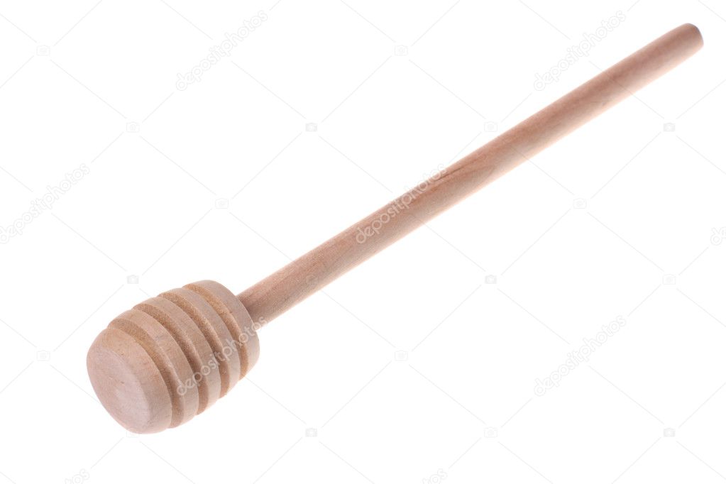 Wooden spoon for honey