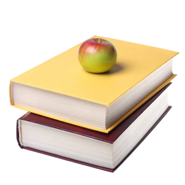 stock image Books and apple