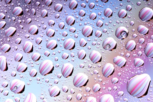 Coloridas gotas de agua — Foto de Stock