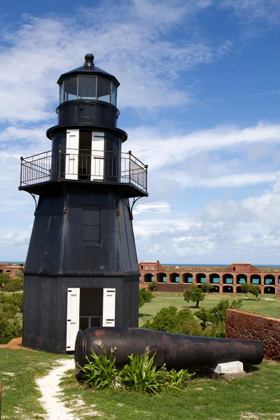 Fort Jefferson Lighthouse — Stock Photo, Image
