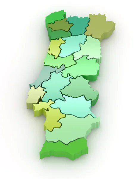 Mapa detalhado do país de Portugal Modelo 3D - TurboSquid 1105198