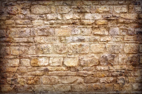 Primo piano un muro di mattoni . — Foto Stock
