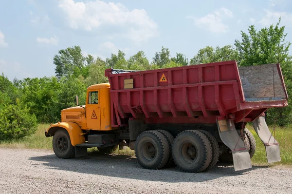 stock image Radioactive dumper truck